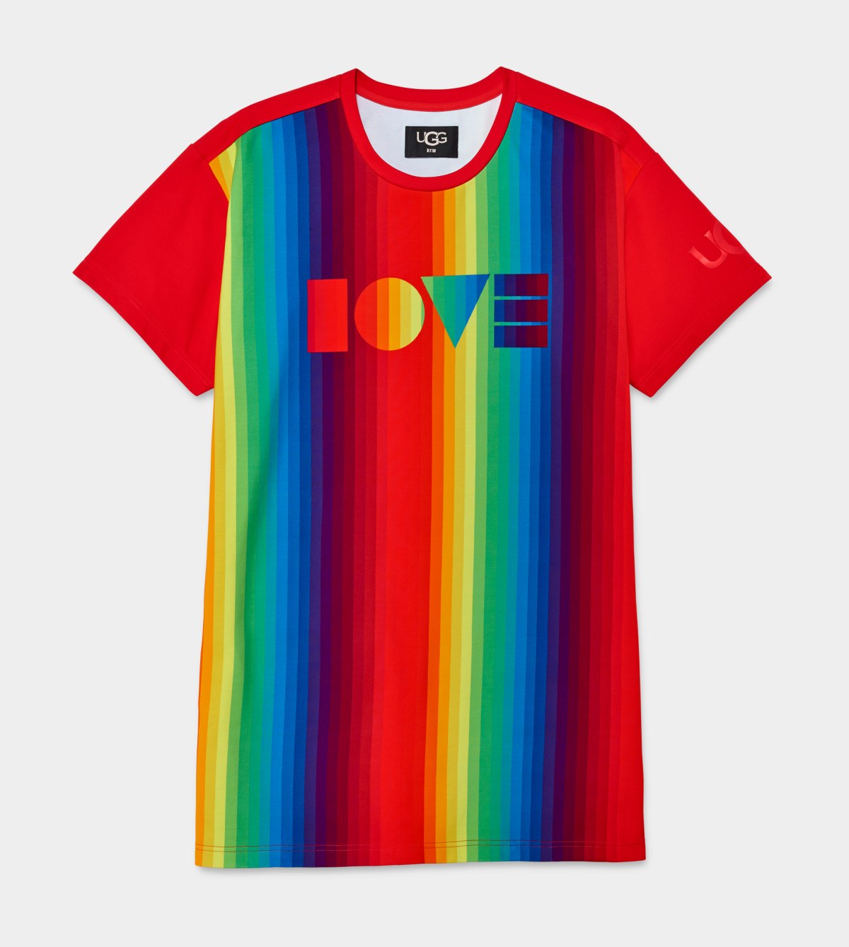 UGG PRIDE Logo T Shirt Dress for All UGG UK